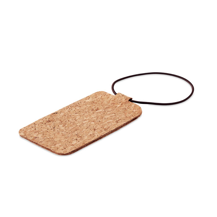 OVALIS Etiqueta de equipaje de corcho - Viaje - Regalo Promocional Personalizado - imagen 3