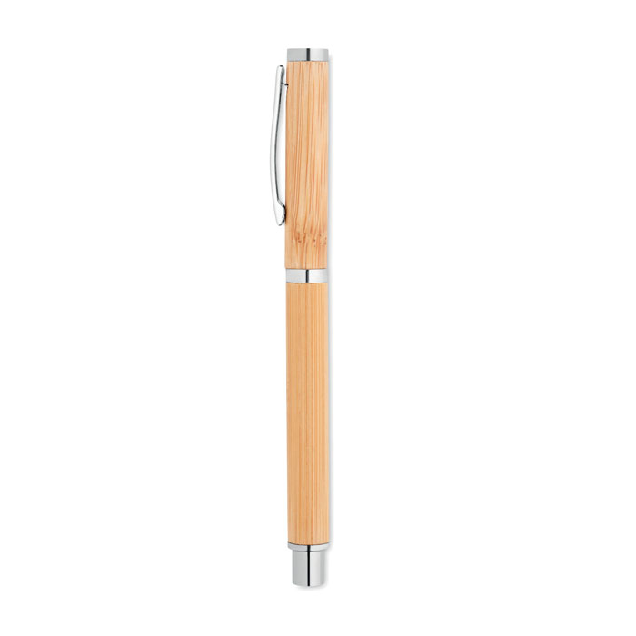 CAIRO Bolígrafo de gel de bambú - Escritura - Regalo Promocional Personalizado - imagen 5
