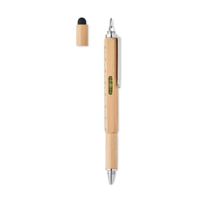 TOOLBAM Bolígrafo bambú nivel - Escritura - Regalo Promocional Personalizado - imagen 5
