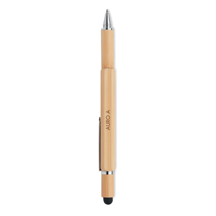 TOOLBAM Bolígrafo bambú nivel - Escritura - Regalo Promocional Personalizado - imagen 6