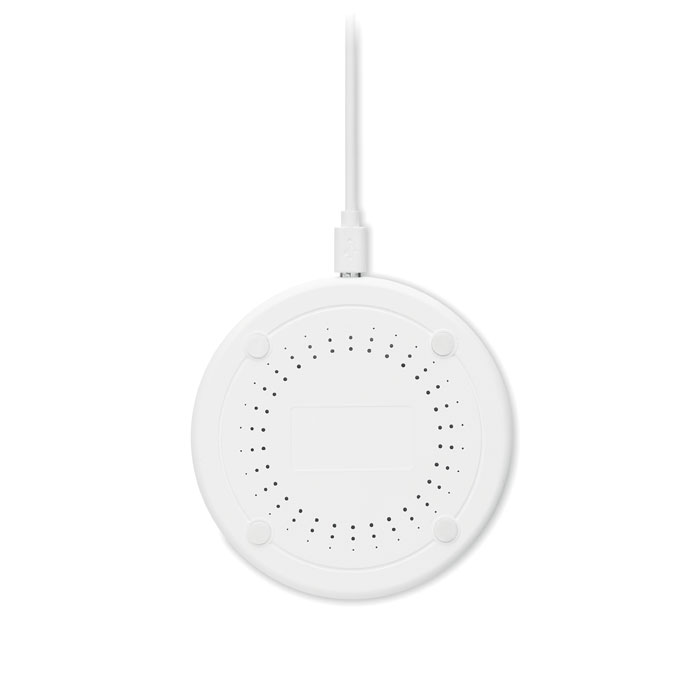 DESPAD + Cargador inalámbrico 15W bambú - Tecnología - Regalo Promocional Personalizado - imagen 4