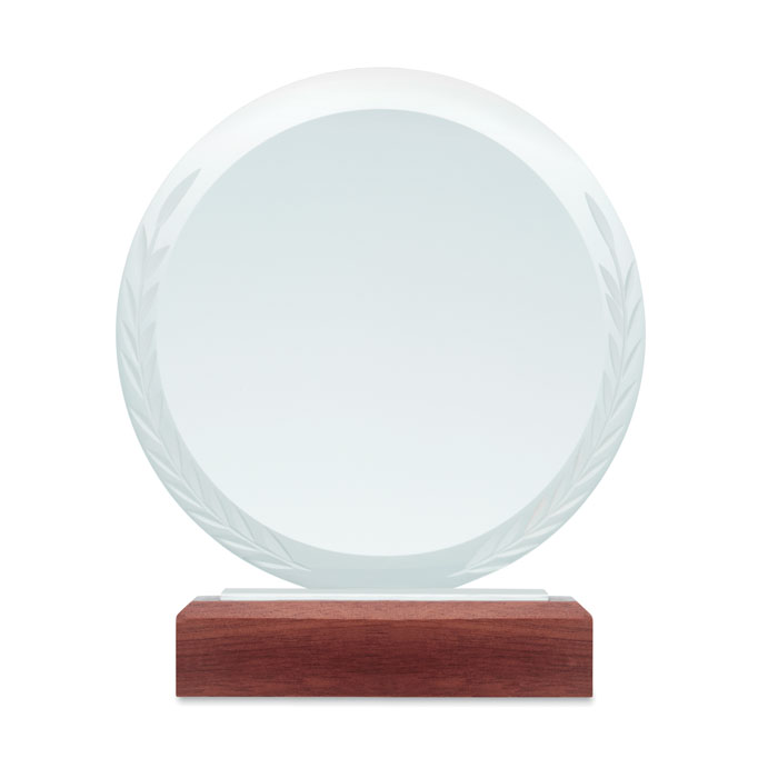 KEEN Placa o trofeo cristal redonda - Trofeos - Regalo Promocional Personalizado - imagen 3