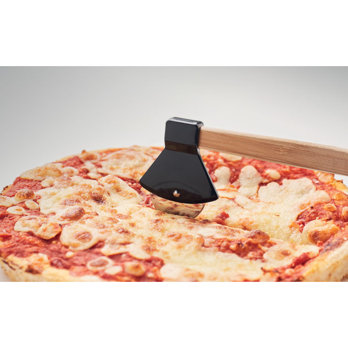 ZAZA Cortador de pizza de bambú - Otros accesorios cocina - Regalo Promocional Personalizado - imagen 5