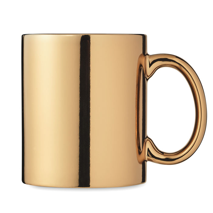 HOLLY Taza cerámica metálica 300 ml - Tazas y vasos personalizados - Regalo Promocional Personalizado - vista alternativa