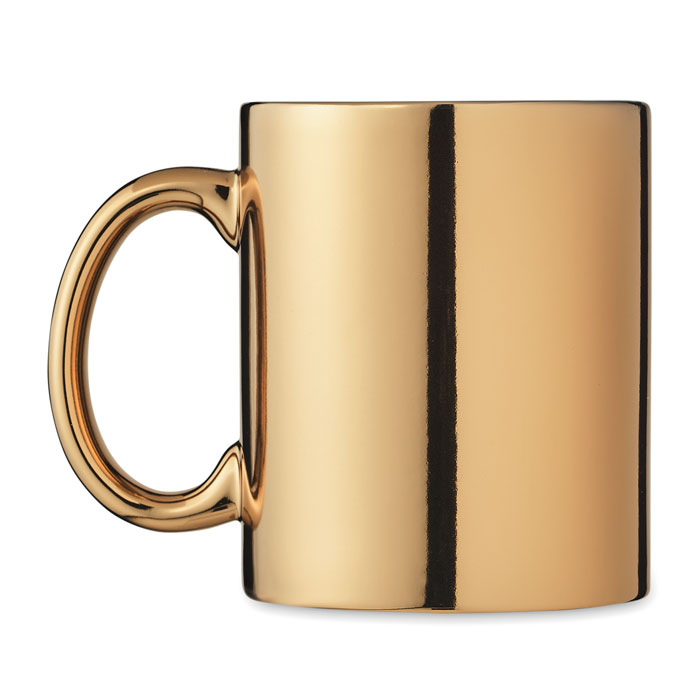 HOLLY Taza cerámica metálica 300 ml - Tazas y vasos personalizados - Regalo Promocional Personalizado - imagen 3