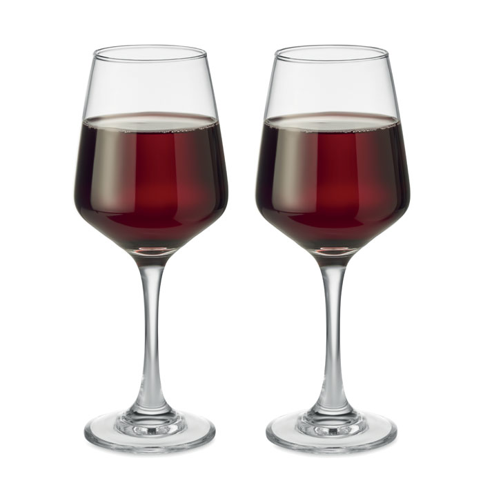 CHEERS Juego de 2 copas de vino - Tazas y vasos personalizados - Regalo Promocional Personalizado - vista alternativa