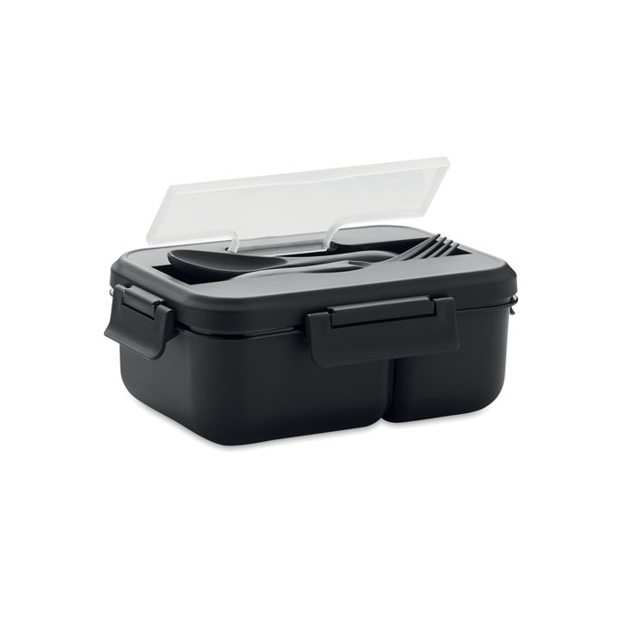 MAKAN Fiambrera con cubiertos en PP - Hogar - Regalo Promocional Personalizado - vista alternativa