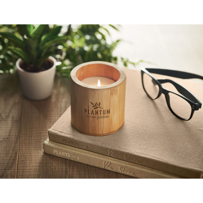 GIZA Vela de cera vegetal 160 gr - Velas personalizadas - Regalo Promocional Personalizado - imagen 4