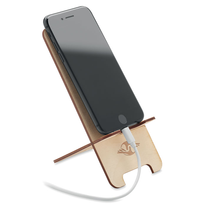 GROUW STAND Soporte teléfono de madera - Tecnología - Regalo Promocional Personalizado - imagen 6