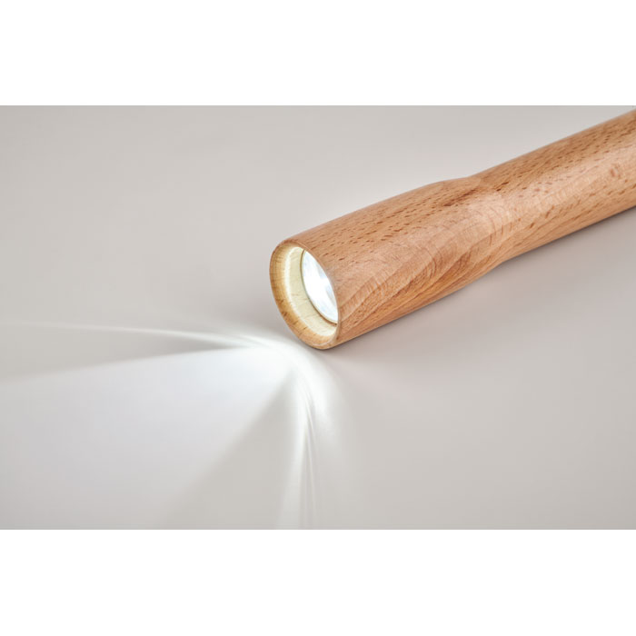 TELES Linterna de madera con luz COB - Linternas personalizadas - Regalo Promocional Personalizado - imagen 4