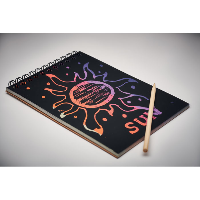 BLACK Libreta de papel para rayar - Oficina - Regalo Promocional Personalizado - imagen 4