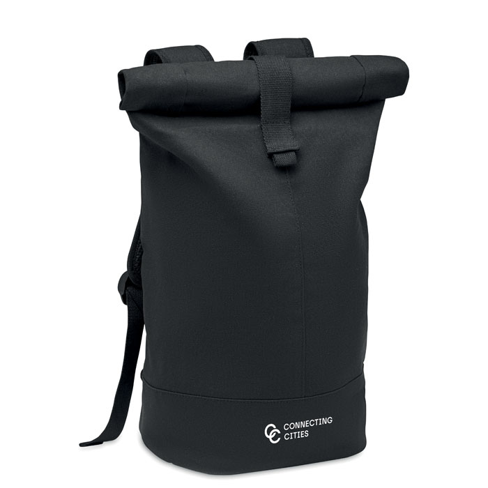 ZURICH ROLL Mochila canvas lavado Rolltop - Mochilas personalizadas - Regalo Promocional Personalizado - imagen 4