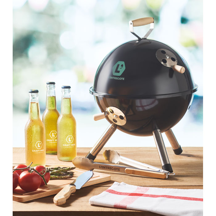 INIQ Pinzas barbacoa de acero inox. - Otros accesorios cocina - Regalo Promocional Personalizado - imagen 3