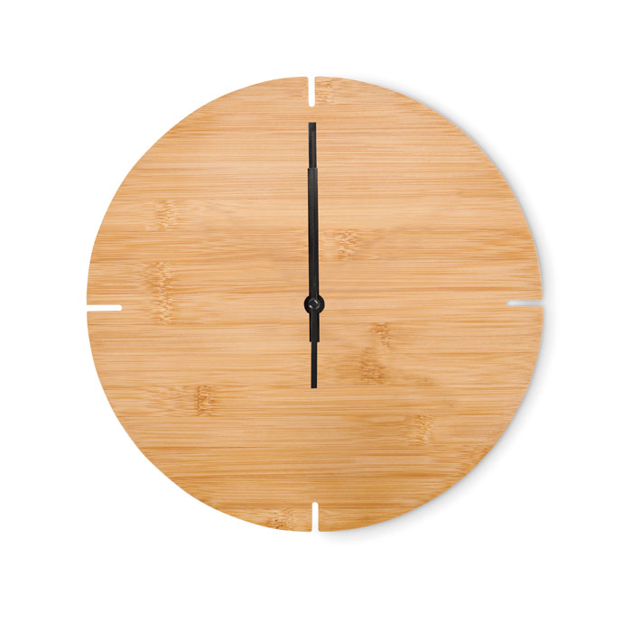 ESFERE Reloj redondo pared de bambú - Tecnología - Regalo Promocional Personalizado - imagen 4