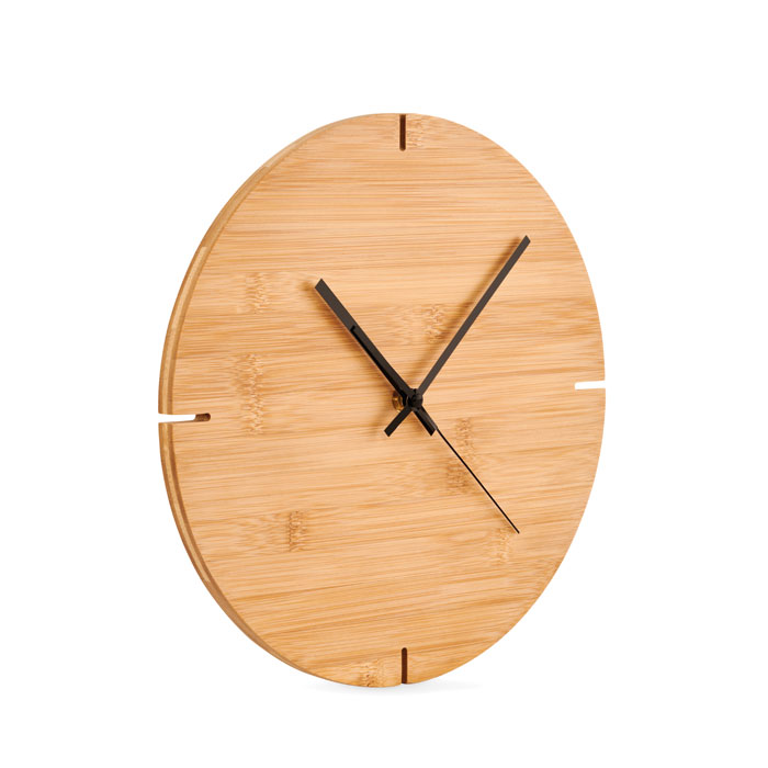 ESFERE Reloj redondo pared de bambú - Tecnología - Regalo Promocional Personalizado - imagen 3