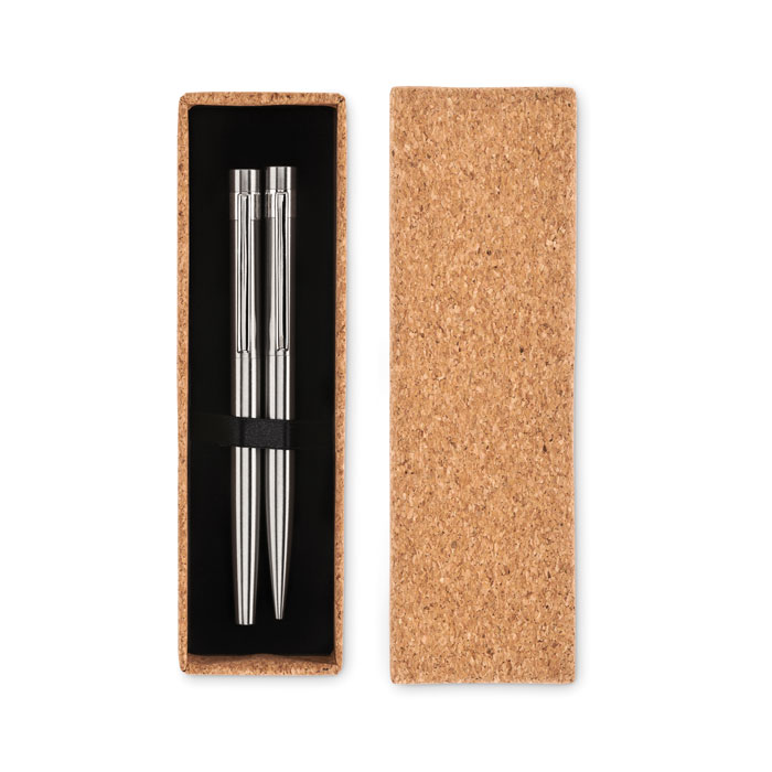 GRAZ SET Bolígrafo acero inox reciclado - Set de escritura personalizados - Regalo Promocional Personalizado - vista alternativa