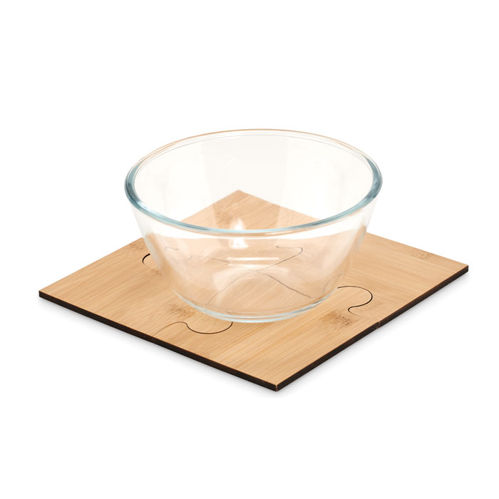 LEPY Set de 4 posavasos tipo puzle - Posavasos personalizados - Regalo Promocional Personalizado - imagen 3