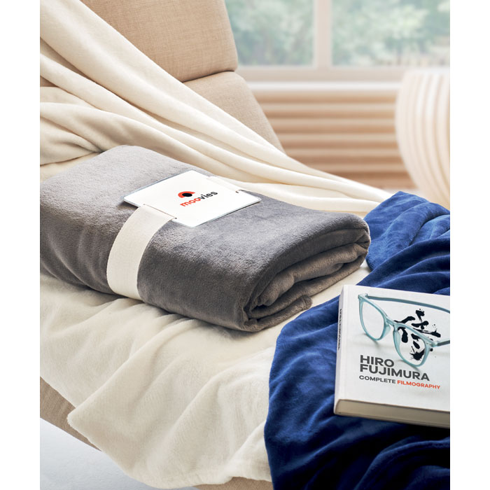 LOGAN Manta de vellón RPET 280gr/m² - Mantas personalizadas - Regalo Promocional Personalizado - imagen 8
