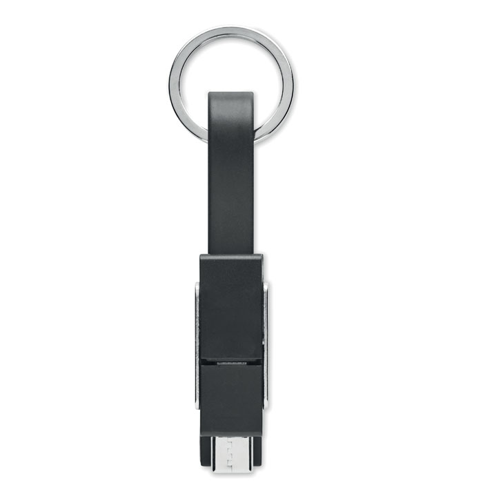 KEY C Llavero con cable 4 en 1 - Tecnología - Regalo Promocional Personalizado - imagen 3