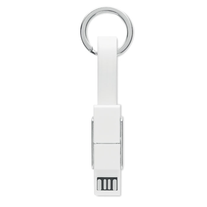 KEY C Llavero con cable 4 en 1 - Tecnología - Regalo Promocional Personalizado - imagen 6