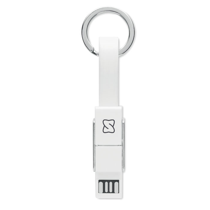 KEY C Llavero con cable 4 en 1 - Tecnología - Regalo Promocional Personalizado - imagen 8