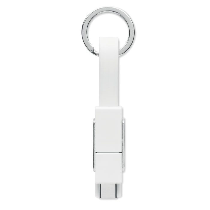 KEY C Llavero con cable 4 en 1 - Tecnología - Regalo Promocional Personalizado - imagen 7