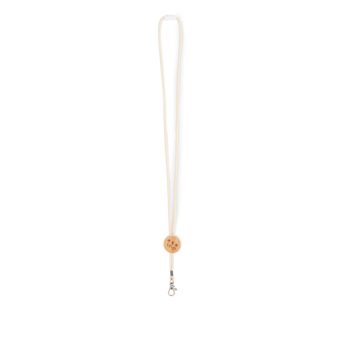 KARA Lanyard algodón con mosquetón - Lanyards y Pulseras - Regalo Promocional Personalizado - imagen 3