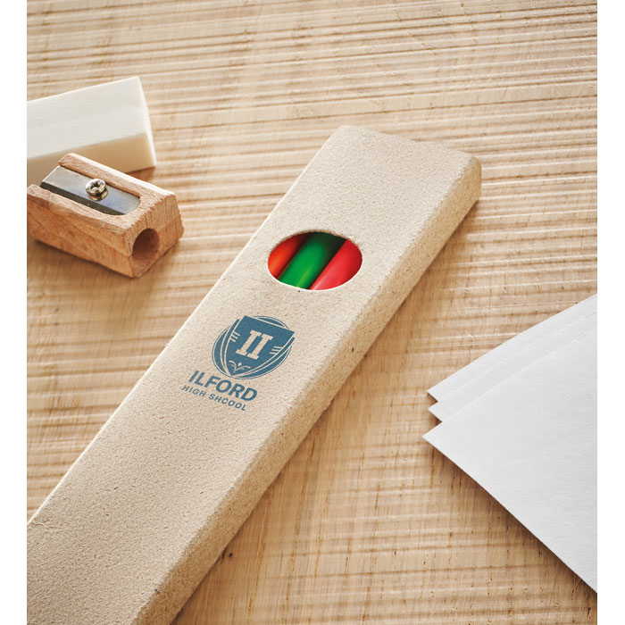 BOWY 4 lápices de colores en caja - Niños y Juegos - Regalo Promocional Personalizado - imagen 4