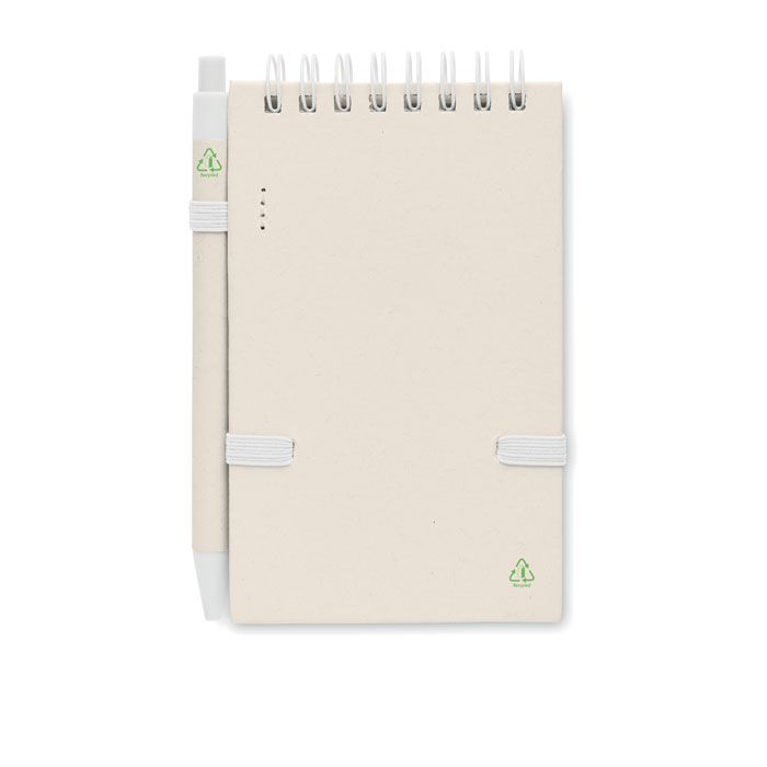 MITO SET Libreta de cartón reciclado A6 - Oficina - Regalo Promocional Personalizado - imagen 7