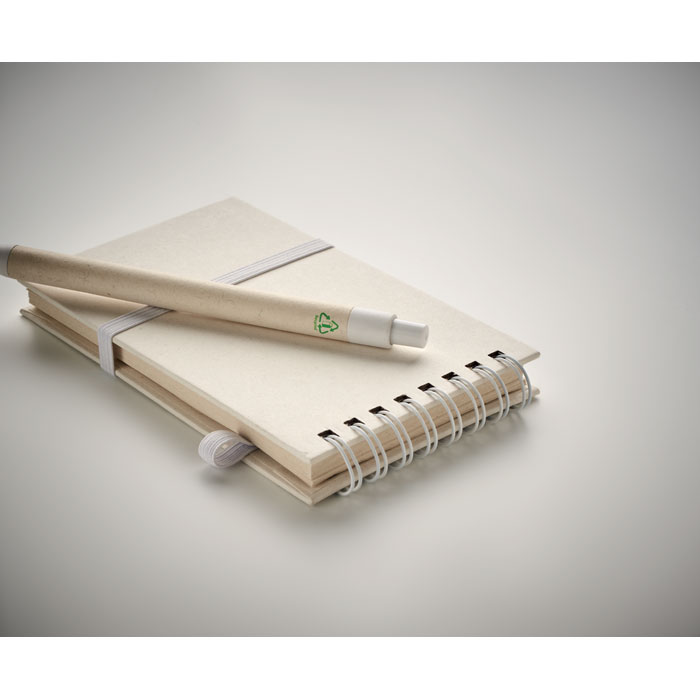 MITO SET Libreta de cartón reciclado A6 - Oficina - Regalo Promocional Personalizado - imagen 10