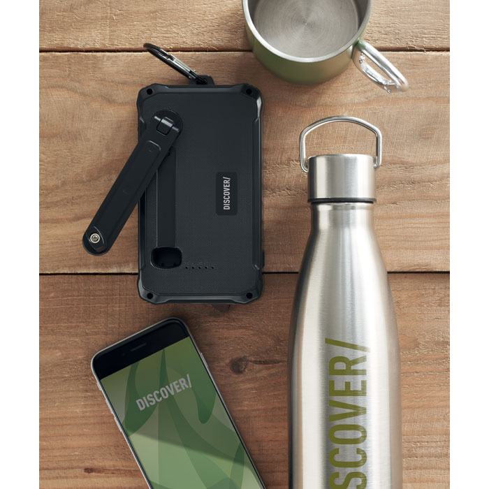 DYA Powerbank Solar/Dinamo 8000mAh - Tecnología - Regalo Promocional Personalizado - imagen 4