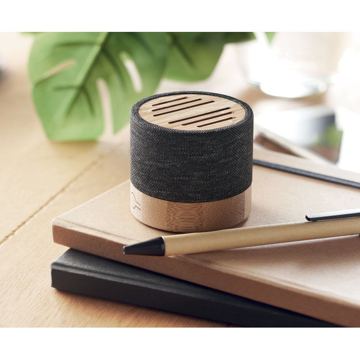 BOOL Altavoz inalámbrico RPET bambú - Tecnología - Regalo Promocional Personalizado - imagen 6
