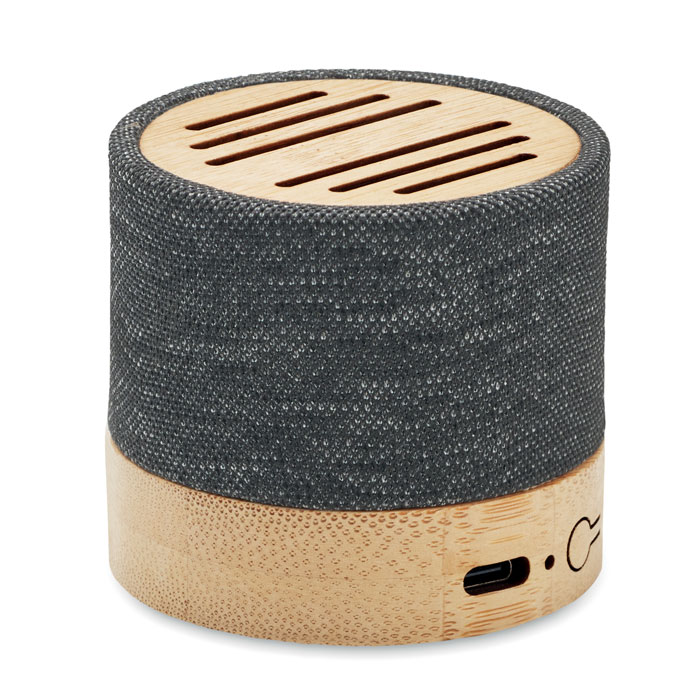 BOOL Altavoz inalámbrico RPET bambú - Tecnología - Regalo Promocional Personalizado - imagen 4