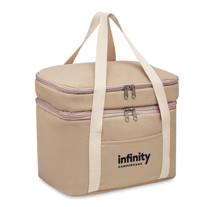 KECIL TOP Bolsa nevera canvas 320 gr/m² - Verano - Regalo Promocional Personalizado - imagen 4