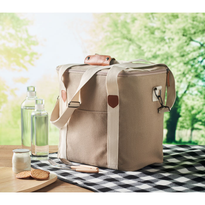 KECIL LARGE Bolsa nevera canvas 450 gr/m² - Verano - Regalo Promocional Personalizado - imagen 4