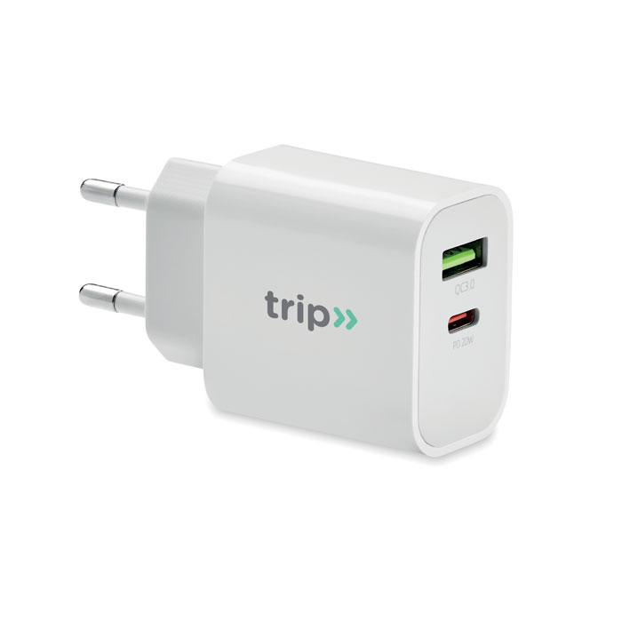 Enchufe UE de 2 polos Port - Viaje - Regalo Promocional Personalizado - imagen 4