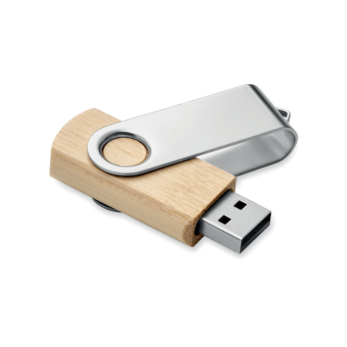 TECHMATE BAMBOO USB de bambú Techmate 16GB - Tecnología - Regalo Promocional Personalizado - imagen 3