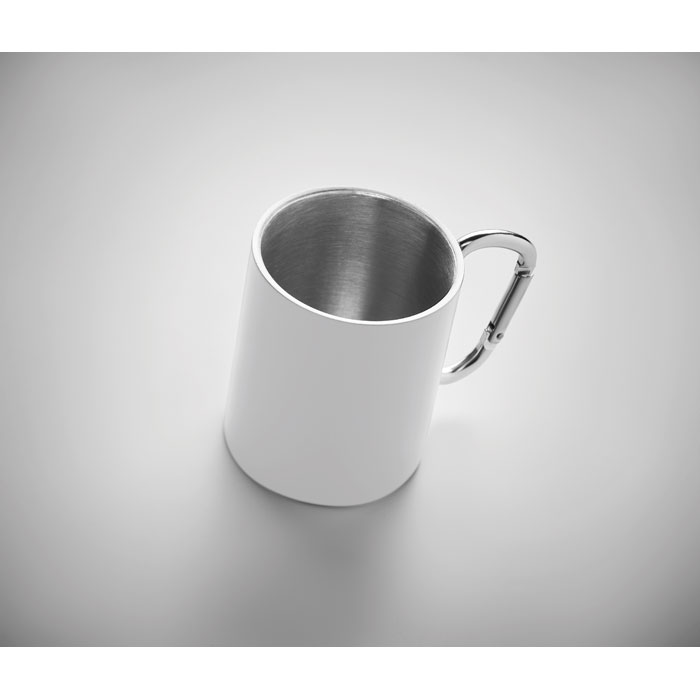 AROM Taza de metal y mosquetón - Tazas y vasos personalizados - Regalo Promocional Personalizado - imagen 4