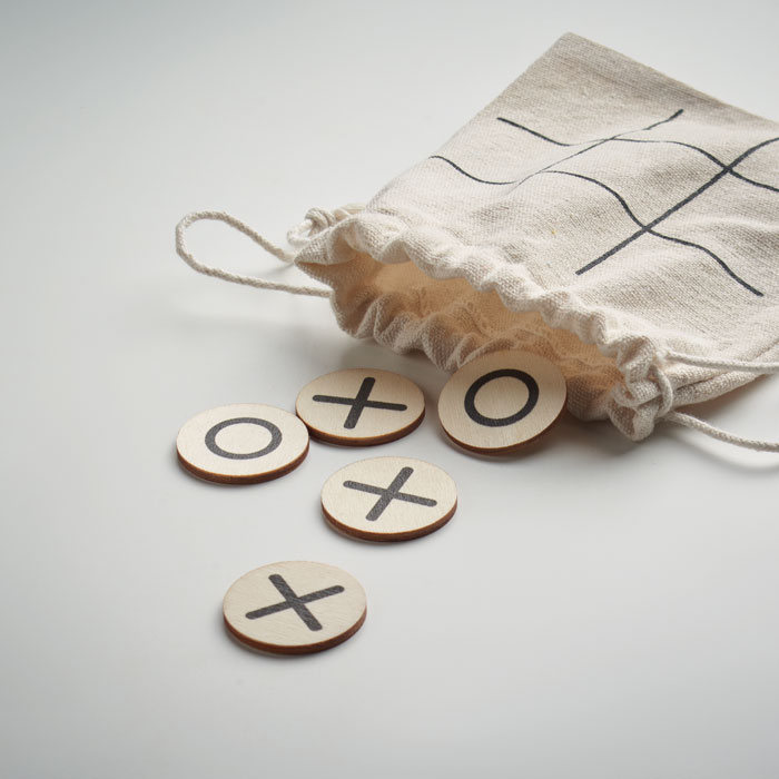 TOPOS Tres en raya de madera - Niños y Juegos - Regalo Promocional Personalizado - imagen 5