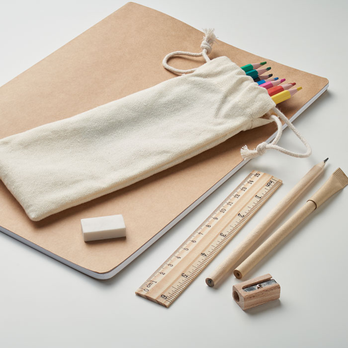FUNDRAW Set de dibujo infantil en bolsa - Niños y Juegos - Regalo Promocional Personalizado - imagen 6
