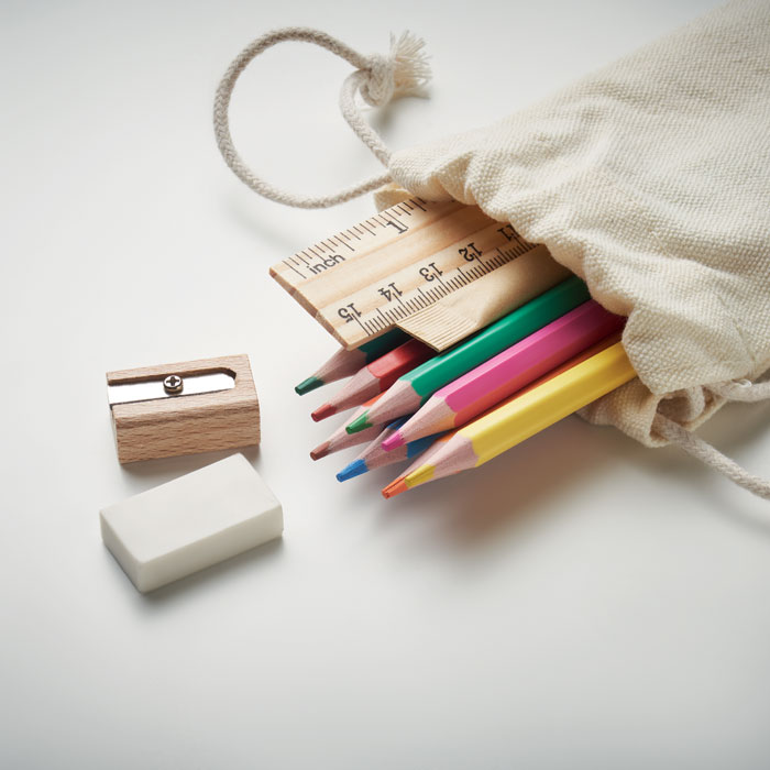 FUNDRAW Set de dibujo infantil en bolsa - Niños y Juegos - Regalo Promocional Personalizado - imagen 4