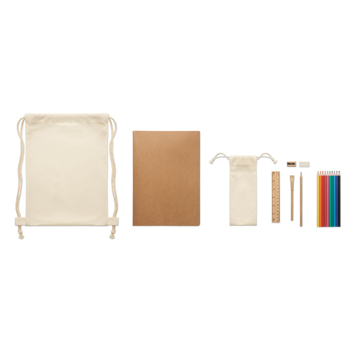 FUNDRAW Set de dibujo infantil en bolsa - Niños y Juegos - Regalo Promocional Personalizado - imagen 2