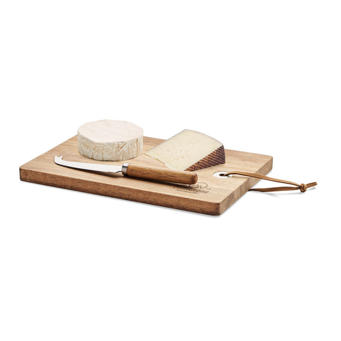 OSTUR LARGE Set tabla quesos de acacia - Tablas de corte - Regalo Promocional Personalizado - imagen 4