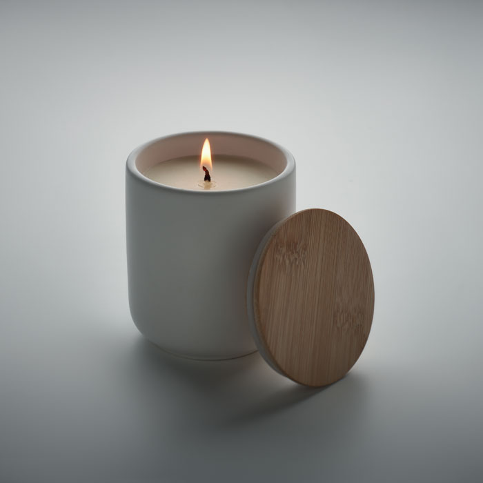 VEIKA Vela de cera vegetal 200 gr - Velas personalizadas - Regalo Promocional Personalizado - imagen 4