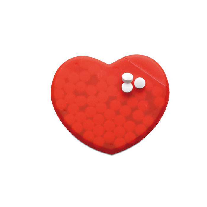 CORAMINT Caja corazón de caramelos - Caramelos personalizados - Regalo Promocional Personalizado - vista alternativa