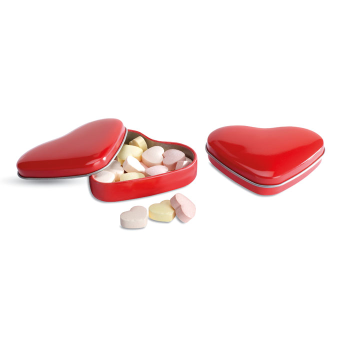 LOVEMINT Caja corazón con caramelos - Caramelos personalizados - Regalo Promocional Personalizado - vista alternativa