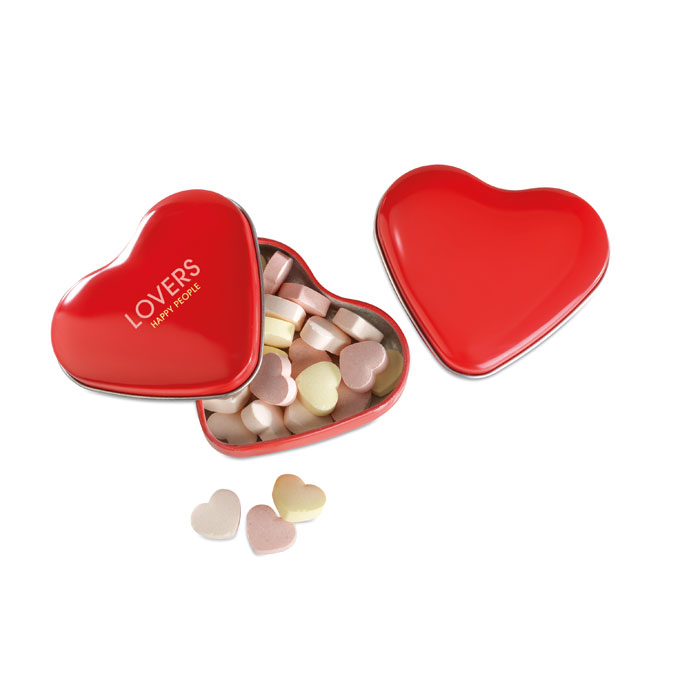 LOVEMINT Caja corazón con caramelos - Caramelos personalizados - Regalo Promocional Personalizado - imagen 3