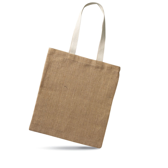 JUHU Bolsa de la compra en yute - Bolsas personalizadas - Regalo Promocional Personalizado - vista alternativa
