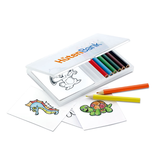 RECREATION Set de lápices de colores - Niños y Juegos - Regalo Promocional Personalizado - imagen 3