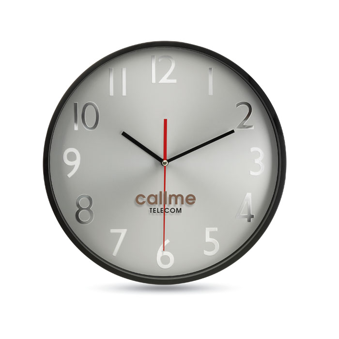 RONDO Reloj pared esfera plateada - Tecnología - Regalo Promocional Personalizado - imagen 3